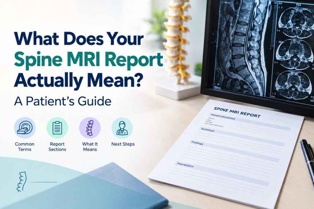 Spine MRI Report: What It Means and When to Worry