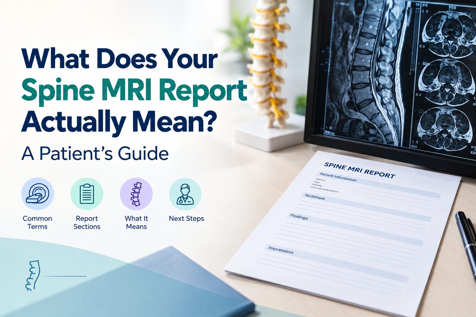 Spine MRI Report: What It Means and When to Worry
