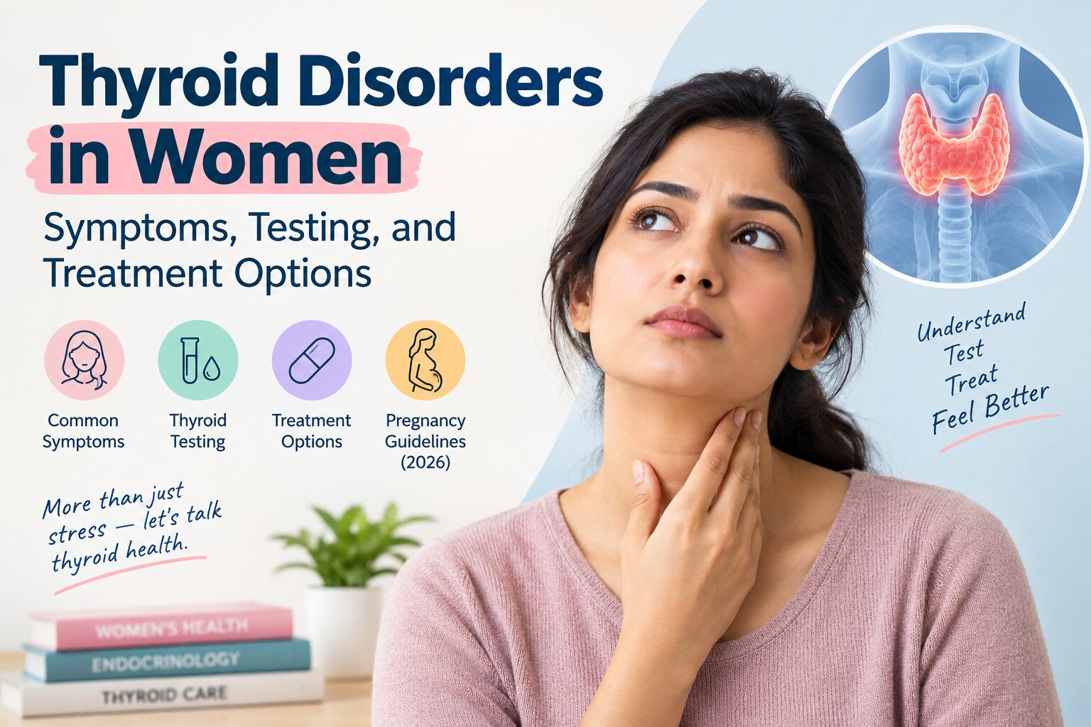 Thyroid Disorders in Women: Symptoms, Testing, and Treatment Options